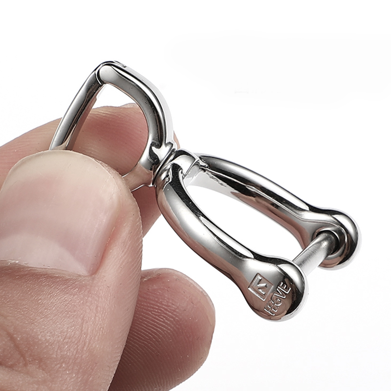 Chain Lock Combination - 316L Paslanmaz Çelik Araba Anahtarlık At