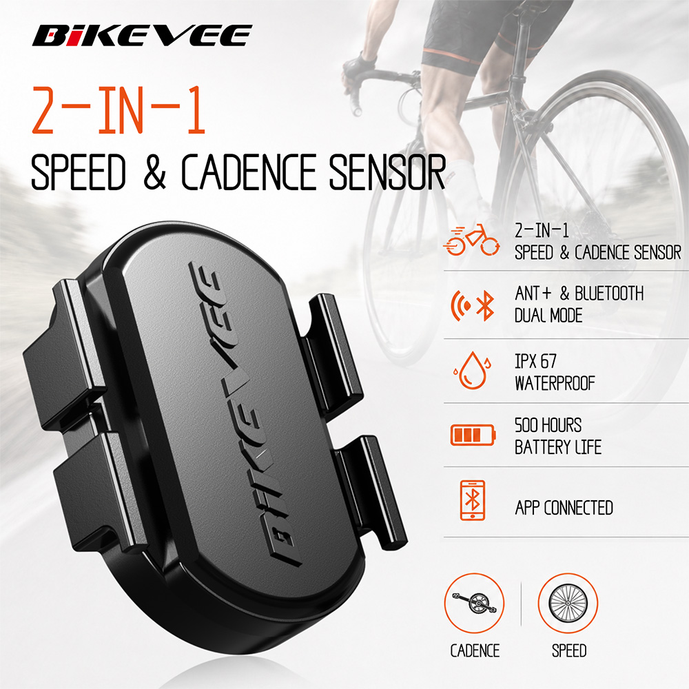 Cycling Commuter - BIKEVEE Evrensel Kablosuz ANT+ Bluetooth Kadans