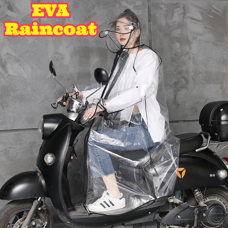 Şeffaf EVA Yağmurluk Kapüşonlu - Cycling Commute Rain incelemesi ve fiyatı